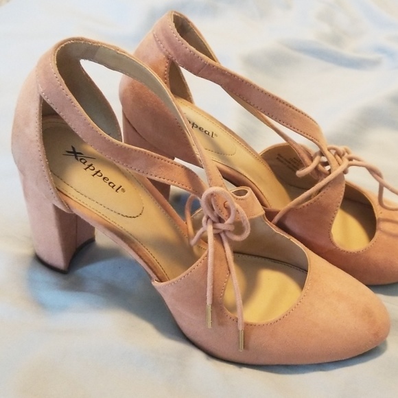 xappeal suede heels